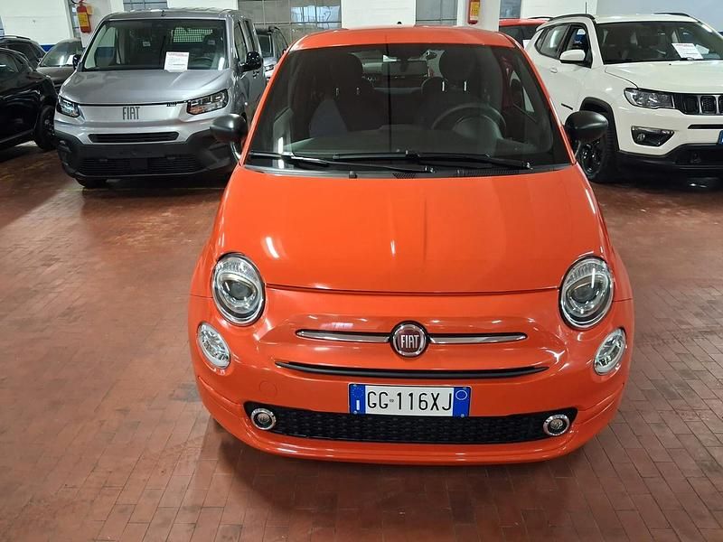 Usata Fiat 500 69 CV (50 kW) 2021 Arancione Berlina