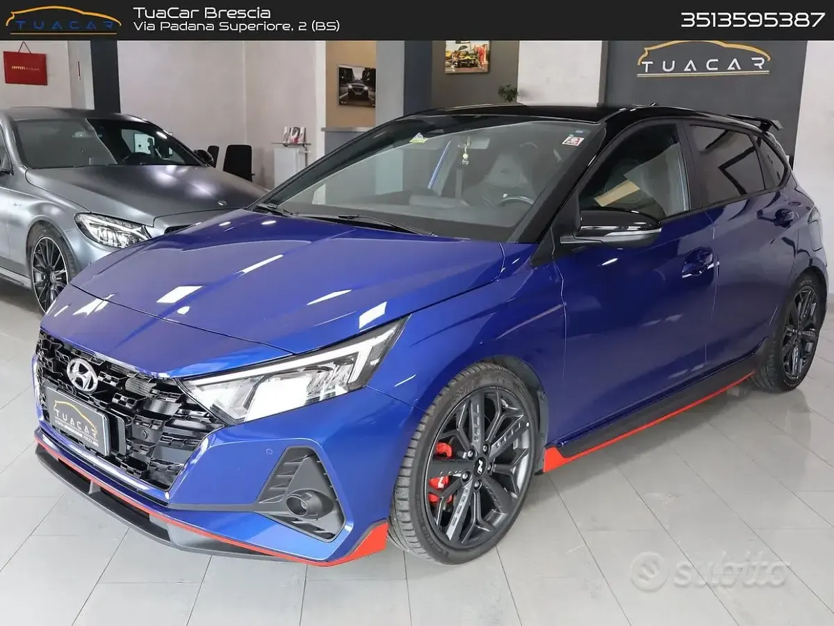 Usata Hyundai i20 N Performance 204 CV (150 kW) 2022 Blu/azzurro Utilitaria