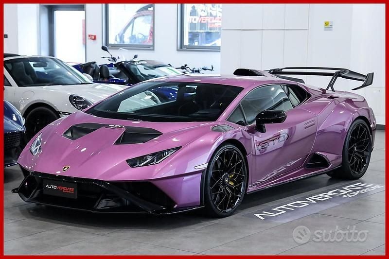 Usata Lamborghini Huracán 639 CV (469 kW) 2024 Viola Coupé