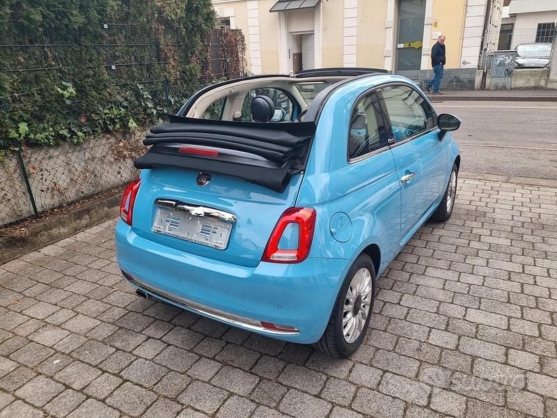 Blu Usata 2016 Fiat 500C Lounge Cabrio | 11.000 € (Buon prezzo) - Immagine 1/4