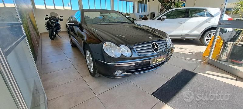 Usata Mercedes CLK200 Elegance 163 CV (119 kW) 2005 Nero Cabrio