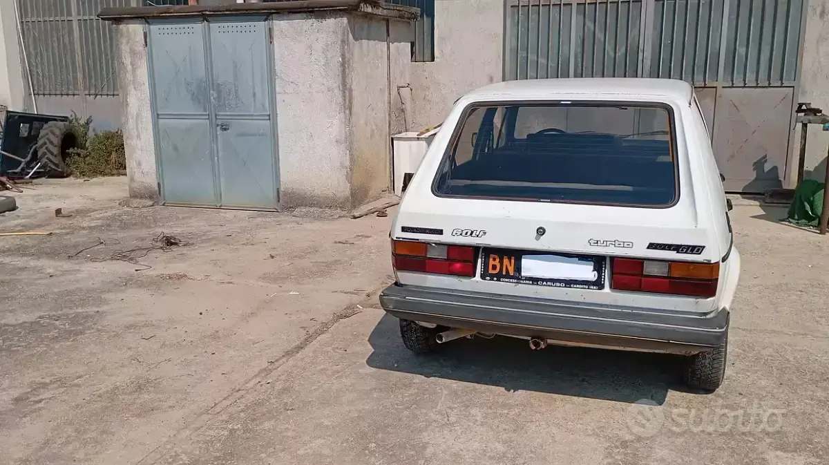 Usata VW Golf I 54 CV (39 kW) 1981 Bianco Utilitaria
