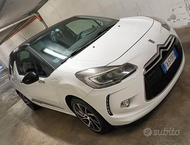Usata DS Automobiles DS3 110 CV (80 kW) 2015 Bianco Coupé