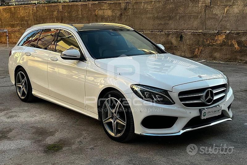 Usata Mercedes C250 Premium 203 CV (149 kW) 2018 Bianco Station wagon