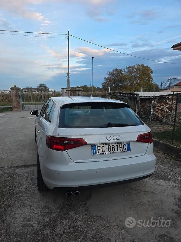 Usata Audi A3 150 CV (110 kW) 2016 Bianco Berlina