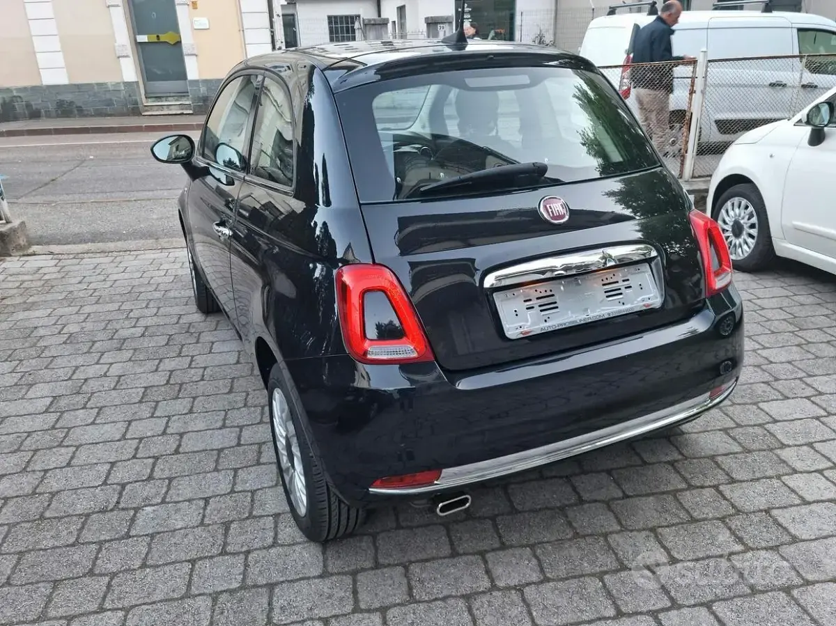 Usata Fiat 500 Lounge 69 CV (50 kW) 2018 Nero Berlina