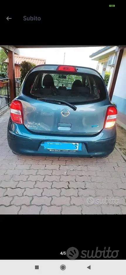 Usata Nissan Micra 80 CV (58 kW) 2011 Grigio Utilitaria