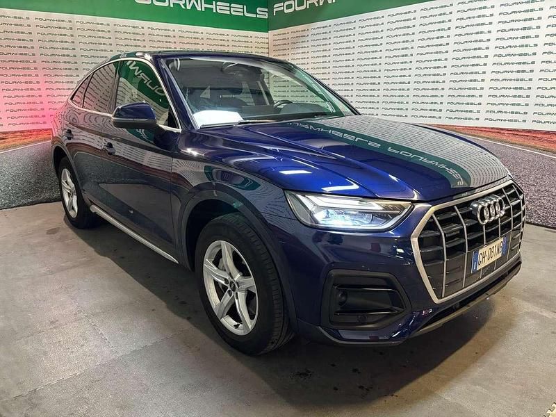 Usata Audi Q5 Sportback Advanced 265 CV (194 kW) 2021 Blu/azzurro SUV