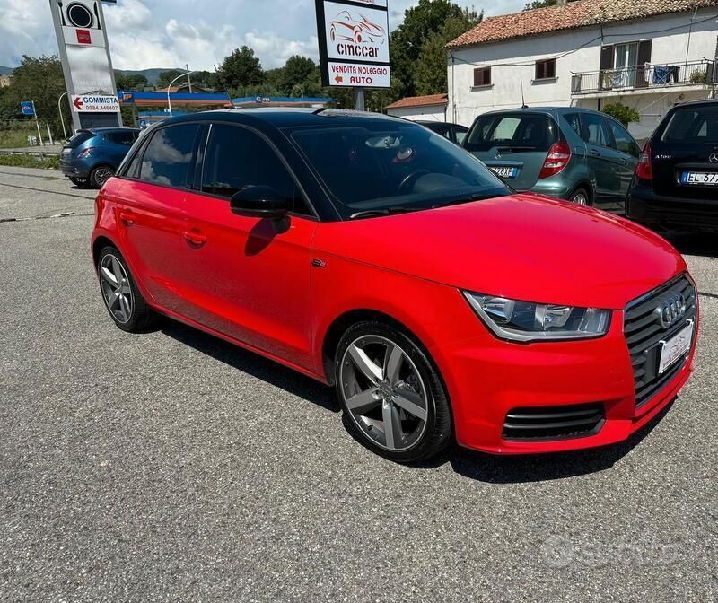 Usata Audi A1 116 CV (85 kW) 2018 Rosso Utilitaria