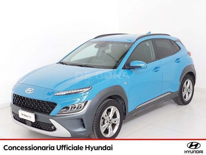 Azzurro Usata 2021 Hyundai Kona SUV | 15.490 € (Buon prezzo) - Immagine 1/4