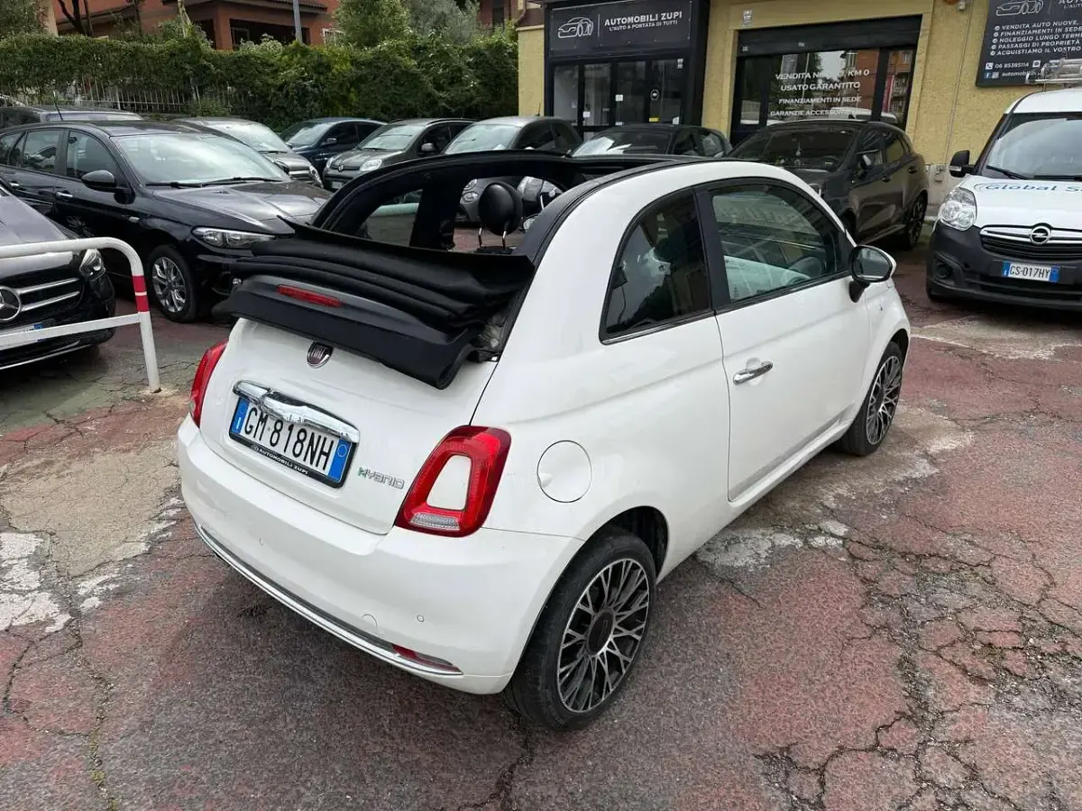 Usata Fiat 500C Dolcevita 69 CV (50 kW) 2023 Bianco Cabrio