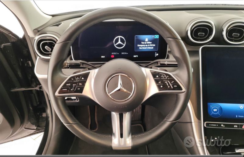 Usata Mercedes C200 163 CV (119 kW) 2023 Nero Berlina