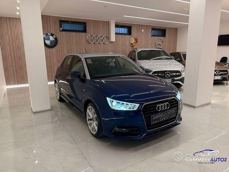 Usata Audi A1 90 CV (66 kW) 2018 Blu Berlina