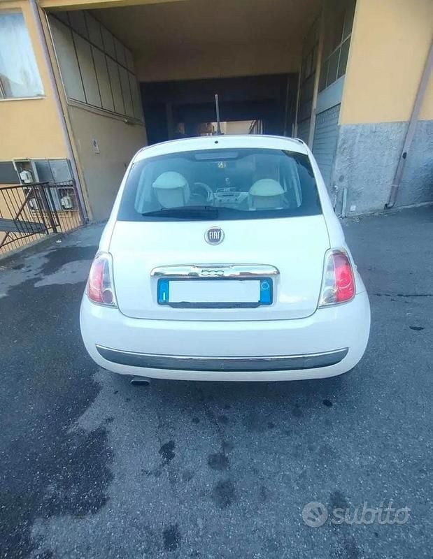 Usata Fiat 500 Lounge 2009 Bianco Cabrio