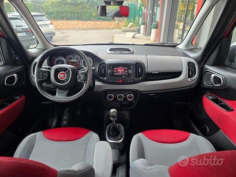 Usata Fiat 500L 68 CV (50 kW) 2013 Rosso Monovolume