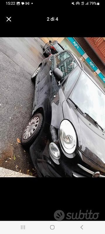 Usata Fiat 500 2019 Nero Utilitaria