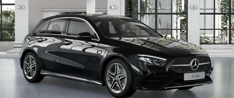 Usata Mercedes A180 AMG Line Premium 136 CV (100 kW) 2025 Nero Berlina