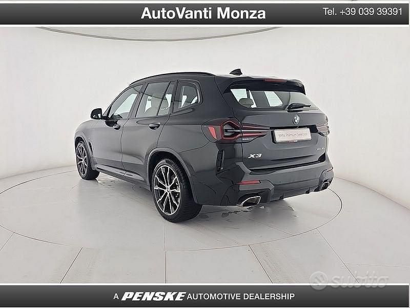 Usata BMW X3 M Sport 249 CV (183 kW) 2022 Nero SUV