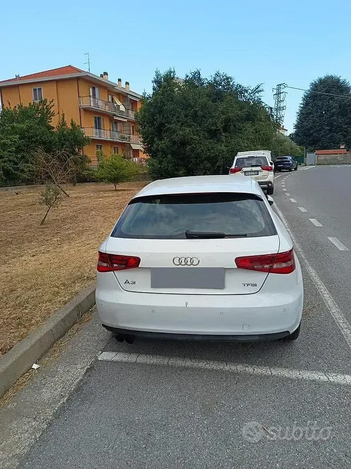 Usata Audi A3 122 CV (89 kW) 2013 Bianco Berlina