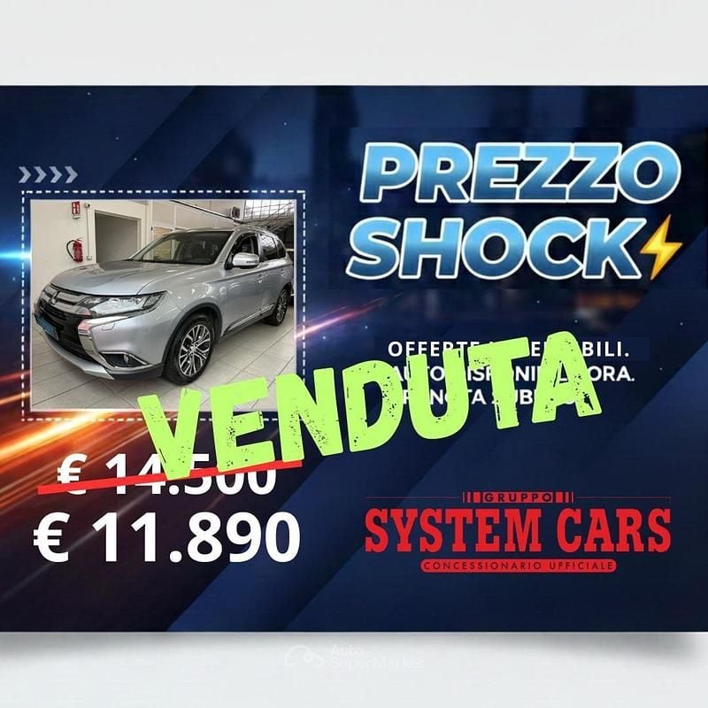 Usata Mitsubishi Outlander Instyle 150 CV (110 kW) 2017 Other SUV