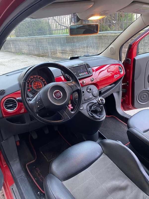 Usata Fiat 500 Pop 75 CV (55 kW) 2008 Rosso Utilitaria