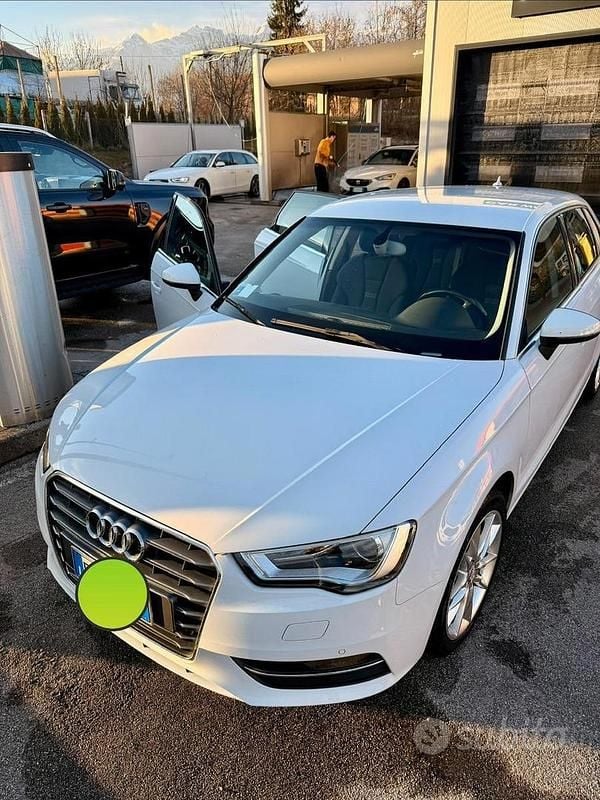 Usata Audi A3 Attraction 110 CV (80 kW) 2015 Bianco