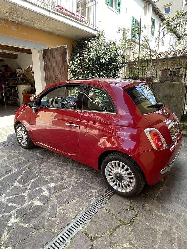 Usata Fiat 500C 73 CV (53 kW) 2009 Rosso Cabrio