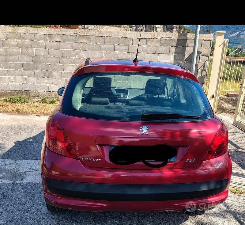 Usata Peugeot 207 90 CV (66 kW) 2007 Rosso Utilitaria