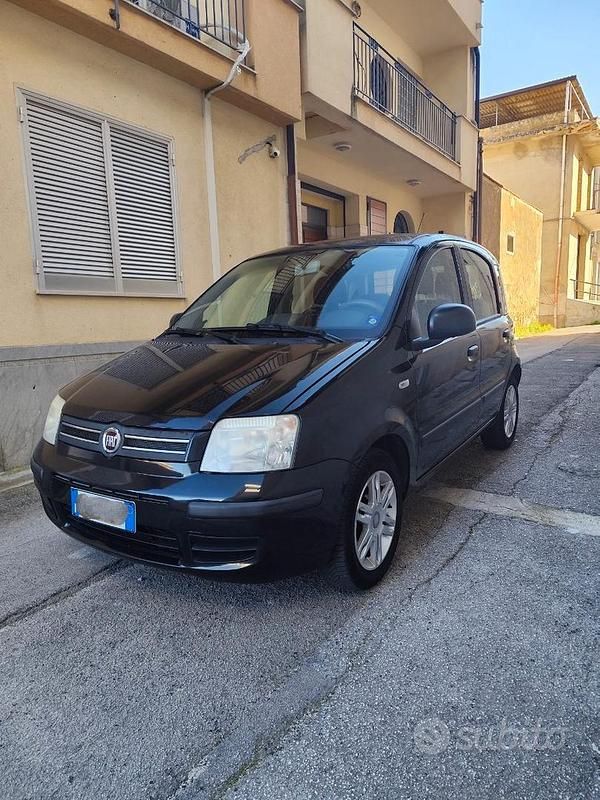 Usata Fiat Panda 2008 Nero Utilitaria
