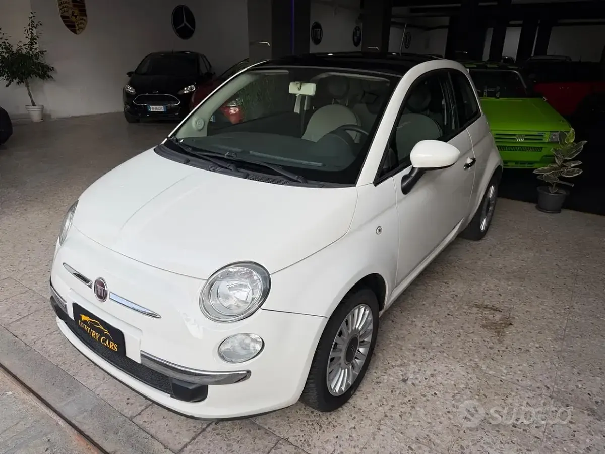 Usata Fiat 500 Lounge 69 CV (50 kW) 2013 Bianco Berlina