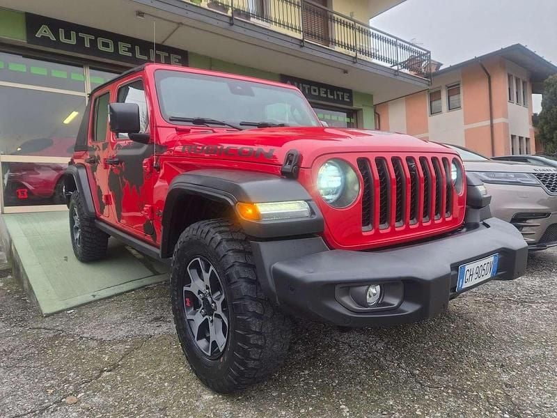 Usata Jeep Wrangler Rubicon 272 CV (200 kW) 2021 Rosso SUV