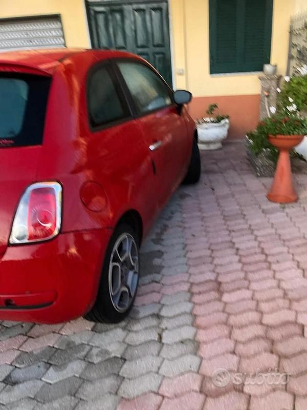 Rosso Usata 2008 Fiat 500 | 3700 € (Cara) - Immagine 1/2