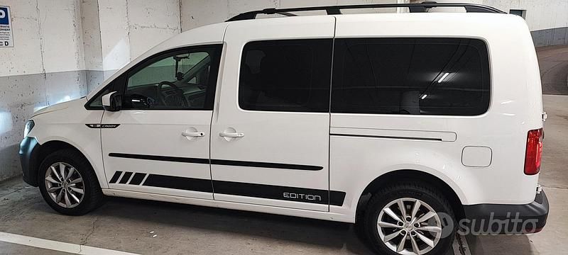 Bianco Usata 2017 VW Caddy Maxi Monovolume | 17.500 € (Buon prezzo) - Immagine 1/4