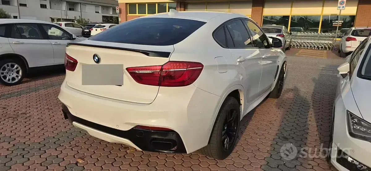 Usata BMW X6 Efficient Dynamics 313 CV (230 kW) 2015 Bianco SUV