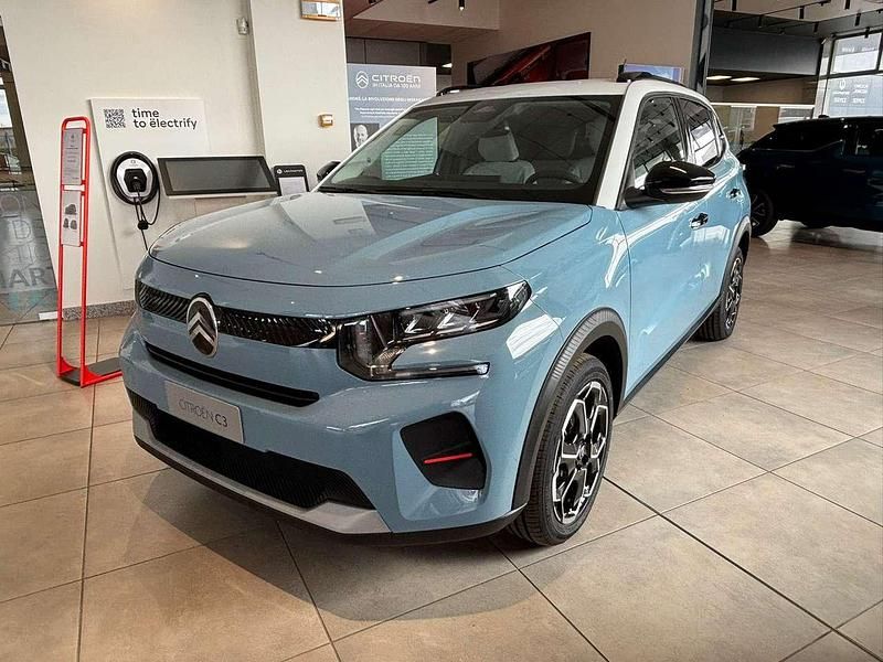Nuova Citroën e-C3 52 kW (72 CV) 2025 Blu montecarlo / tetto bianco Berlina
