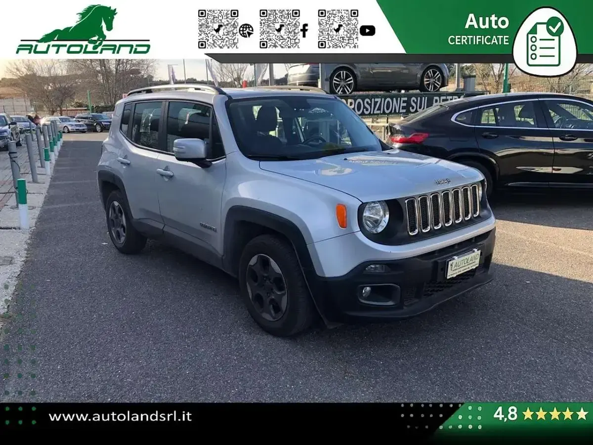 Usata Jeep Renegade 105 CV (77 kW) 2017 Argento SUV