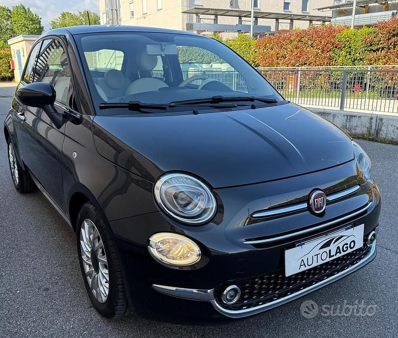 Usata Fiat 500 Lounge 85 CV (62 kW) 2018 Nero Berlina
