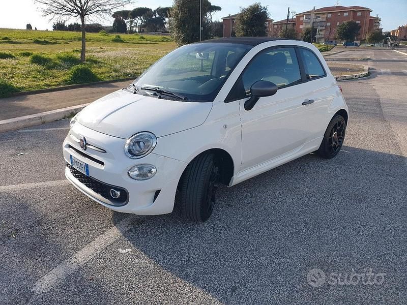 Bianco Usata 2017 Fiat 500 Cabrio | 11.000 € - Immagine 1/4