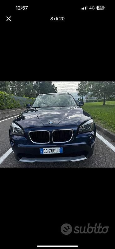 Usata BMW X1 184 CV (135 kW) 2012 Blu SUV