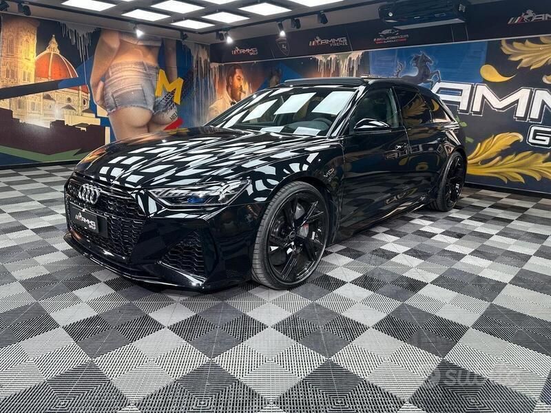 Nero Nuova 2025 Audi RS6 Ambiente Station wagon | 159.999 € - Immagine 1/4