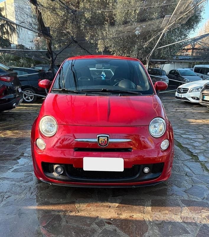 Usata Abarth 595 140 CV (102 kW) 2015 Rosso Berlina