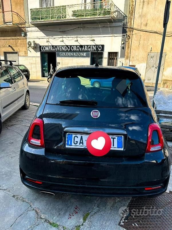 Usata Fiat 500S 69 CV (50 kW) 2019 Nero Berlina