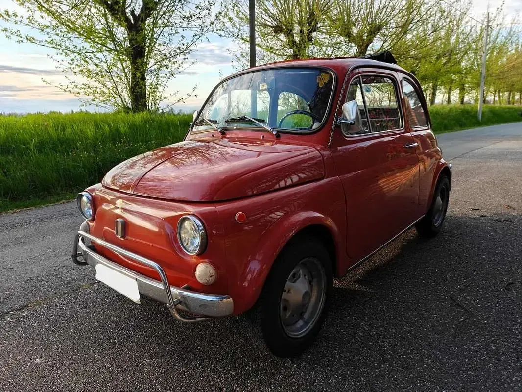 Usata Fiat 500 Lusso 23 CV (16 kW) 1973 Rosso Utilitaria