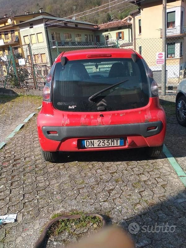 Usata Citroën C1 2005 Rosso Utilitaria