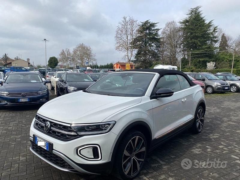 Usata VW T-Roc Cabriolet Style 110 CV (80 kW) 2022 Bianco Cabrio