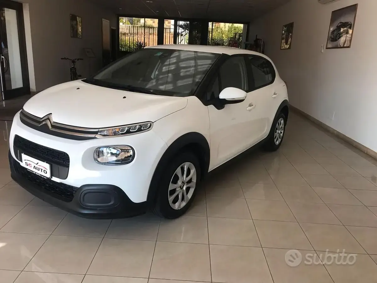 Usata Citroën C3 Feel 83 CV (61 kW) 2019 Bianco Utilitaria