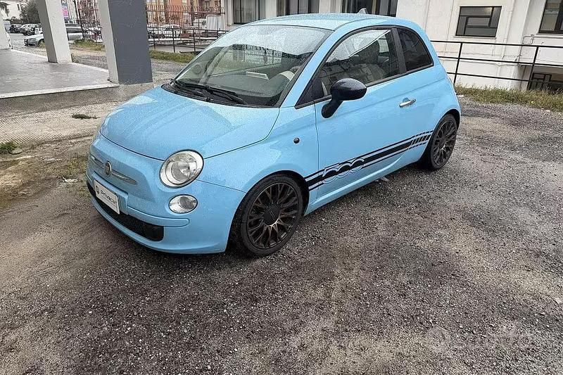 Usata Fiat 500 Pop 75 CV (55 kW) 2012 Blu Utilitaria