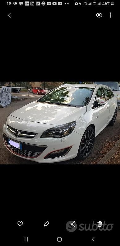 Usata Opel Astra 136 CV (100 kW) 2015 Bianco Station wagon
