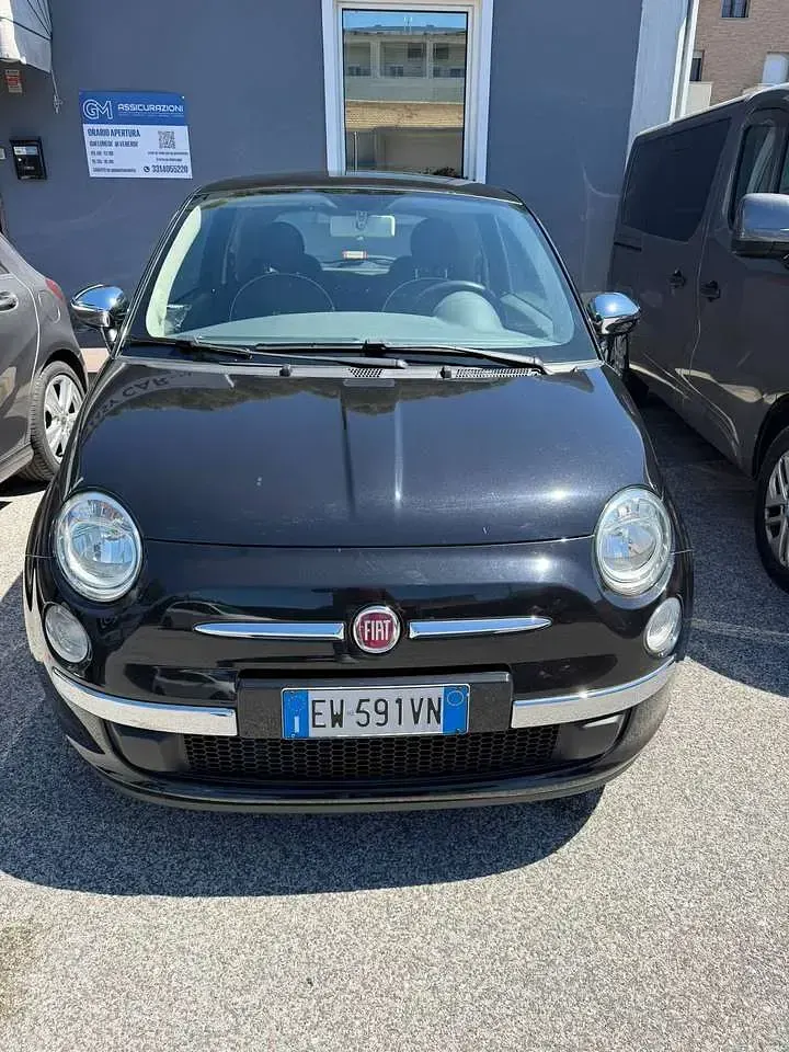Usata Fiat 500 Lounge 69 CV (50 kW) 2014 Nero Utilitaria