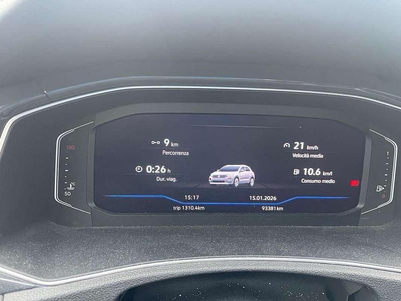 Usata VW T-Roc Advance 116 CV (85 kW) 2019 Nero SUV